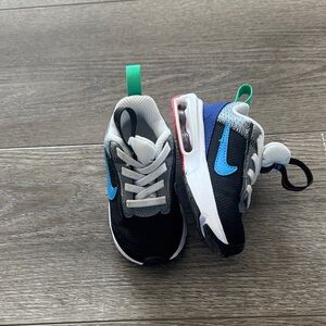 Nike Kids Black and Blue Sneakers
